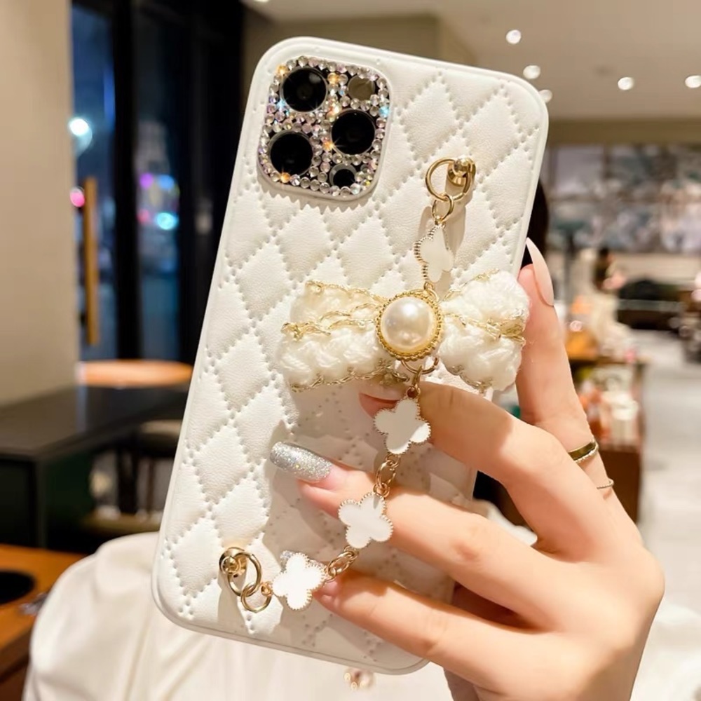 iPhone 12 Case White PU